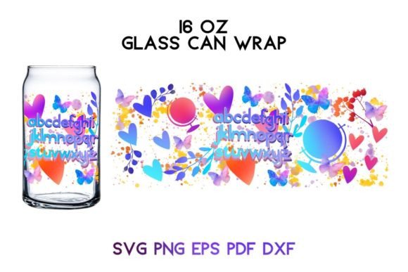 16 Oz Glass Can Wrap Back to School SVG: A Versatile Design for Creative Projects