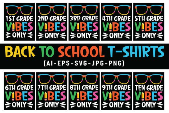 Back to School T-shirt Designs