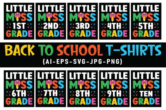 Back to School T-shirts Bundle: A Versatile Resource for Creative Professionals