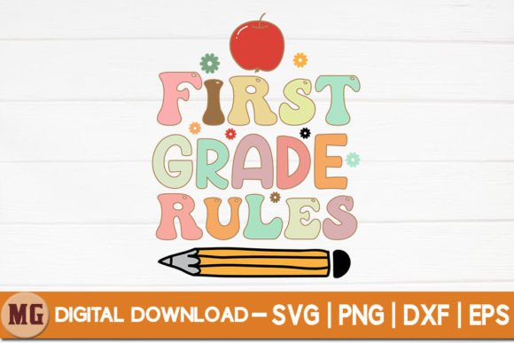 First Grade Rules - Back to School SVG