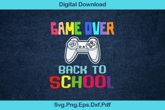 Game Over Back to School Design