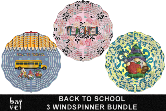 Maximize Your Creative Potential with the Back to School Wind Spinner Bundle PNG