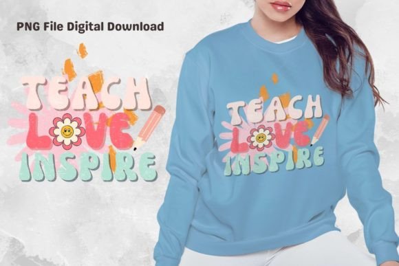 Retro Teach Love Inspire Back to School: A Creative and Practical Design for Small Businesses
