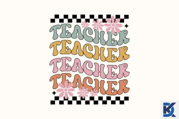 Retro Teacher Back to School Sublimation